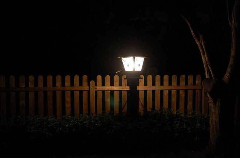 Klimatyczne światło w ogrodzie